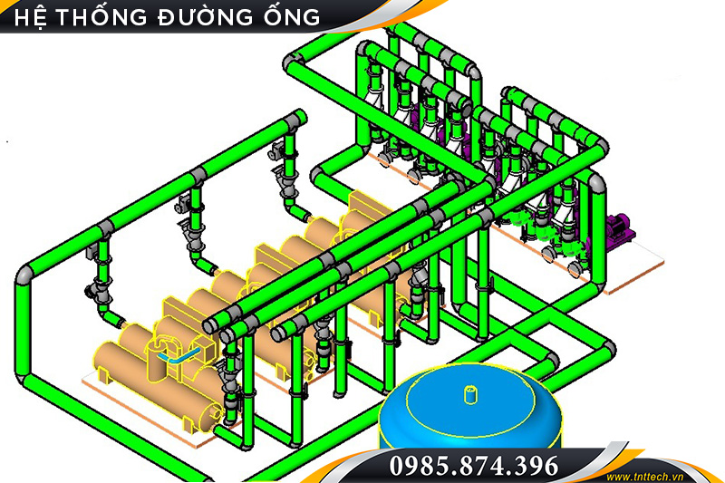 Thế kế hệ thống đường ống công nghiệp