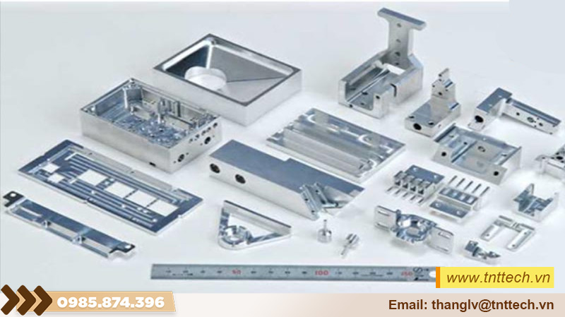 Các sản phẩm sau khi gia công nhôm