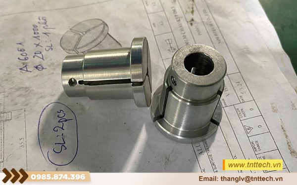 Gia công collet kẹp dụng cụ