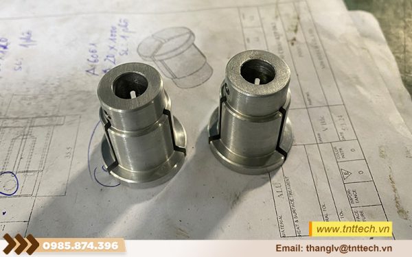 Gia công collet kẹp dụng cụ