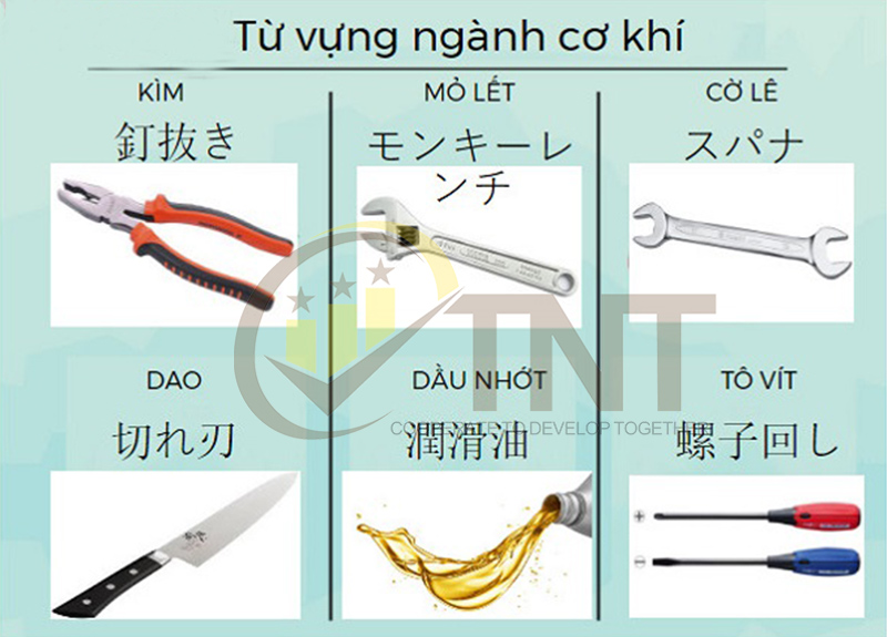 Từ vựng tiếng nhật ngành cơ khí