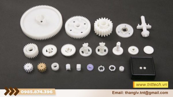 Gia công CNC bánh răng nhựa