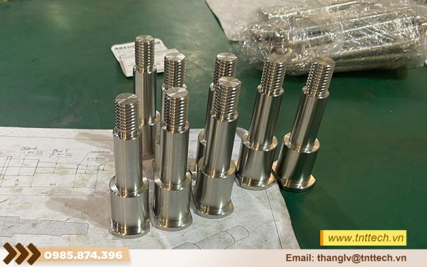 Sản phẩm tiện CNC trục ren chất lượng cao