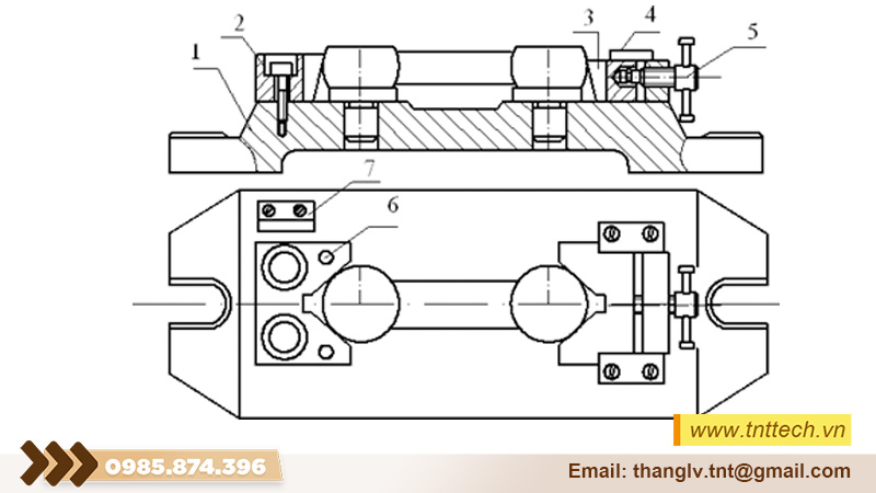 Cấu tạo của đồ gá phay