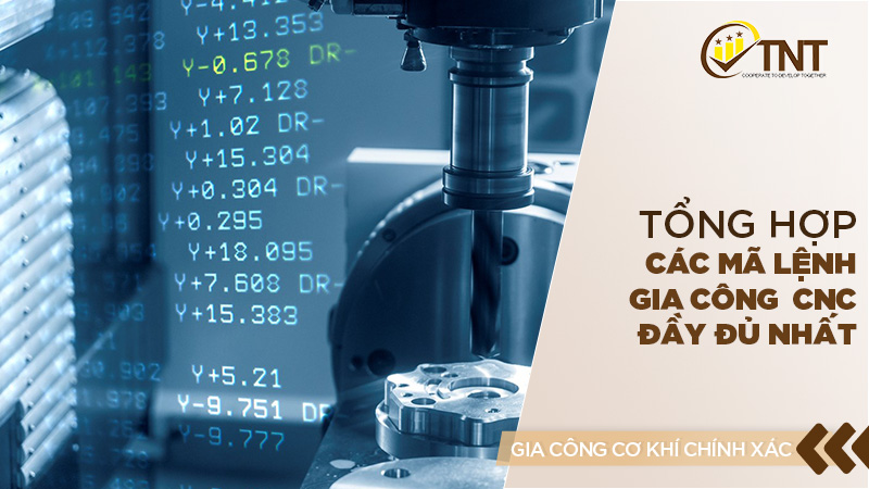 các mã lệnh gia công CNC