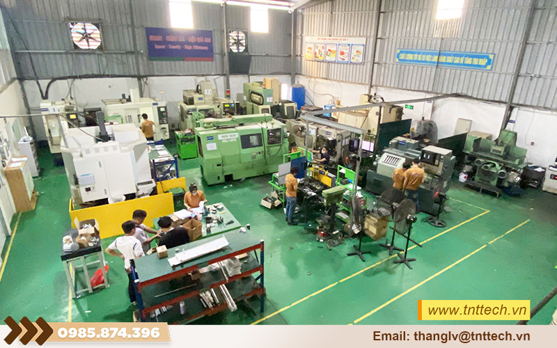 Máy mọc thiết bị tại Cơ khí TNT Tech