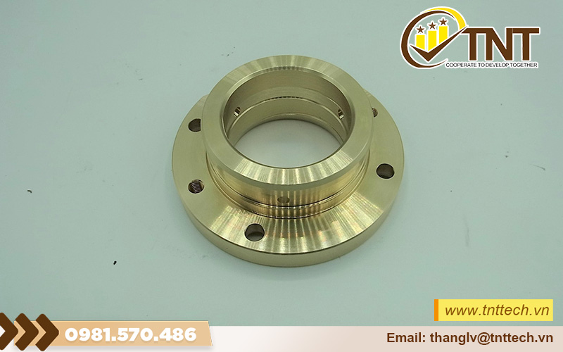 Mặt bích nối trục vật liệu đồng