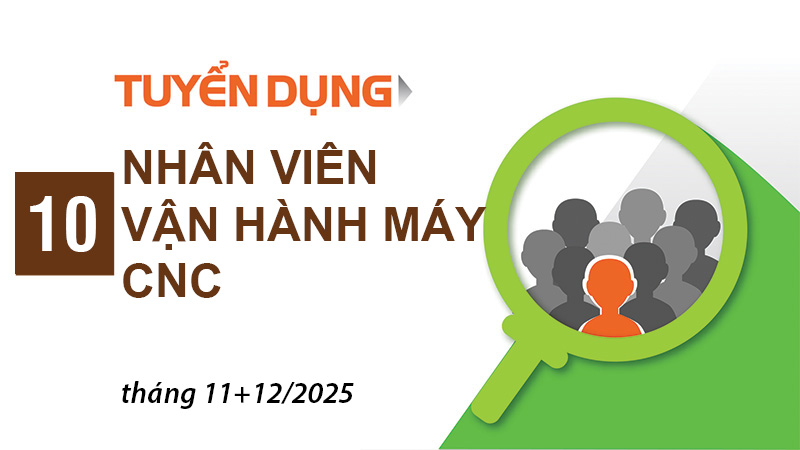 Nhân viên vận hành máy CNC