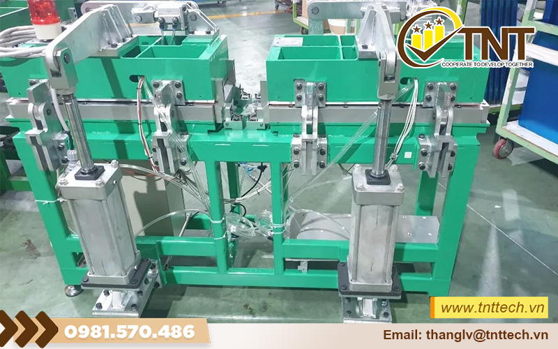 Gia công đồ gá ép foam cho cửa tủ lạnh