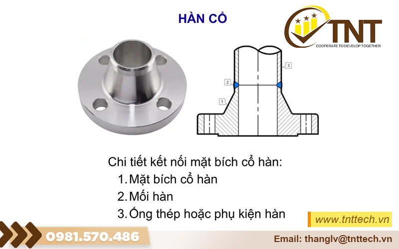 Mặt bích hàn cổ