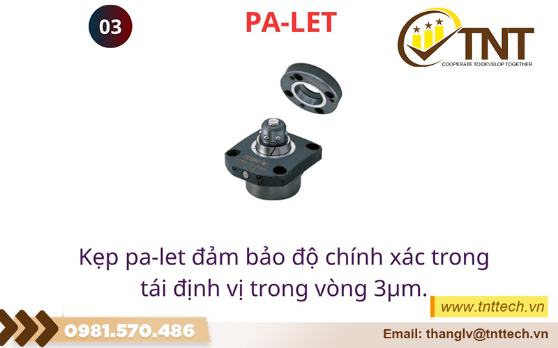 Kẹp đồ gá Pallet