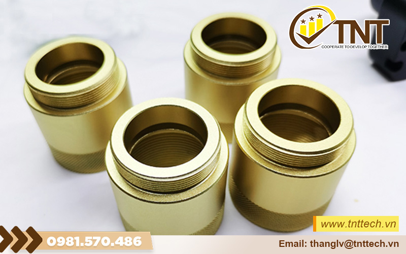 Gia công đầu bịt ren đồng