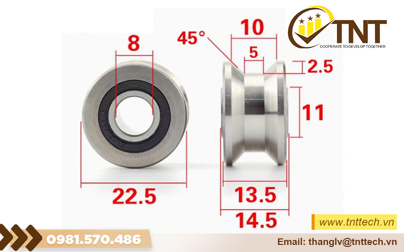 Cấu tạo Gia công đầu buly