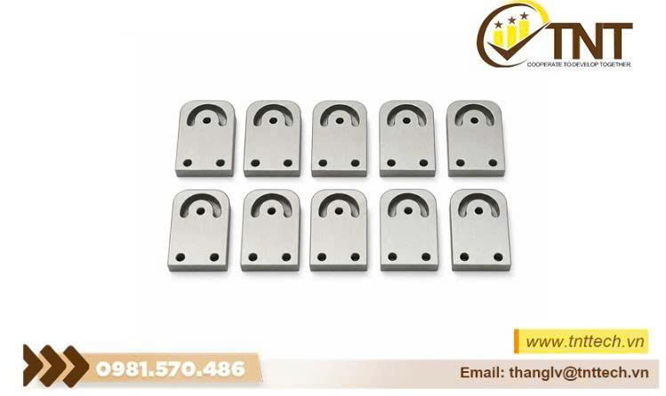 gia công gối đỡ băng tải nhôm số lượng