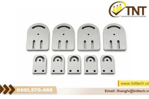 gia công gối đỡ băng tải nhôm hoàn thiện