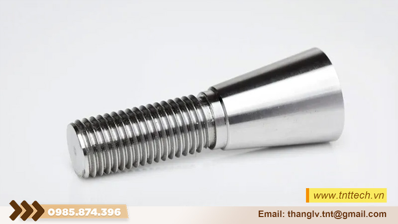 gia công tiện bu lông côn